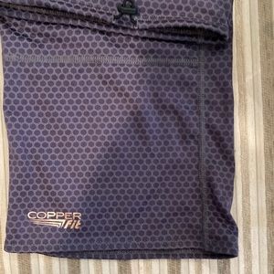 Copper Fit OS face mask in grey NWOT never worn